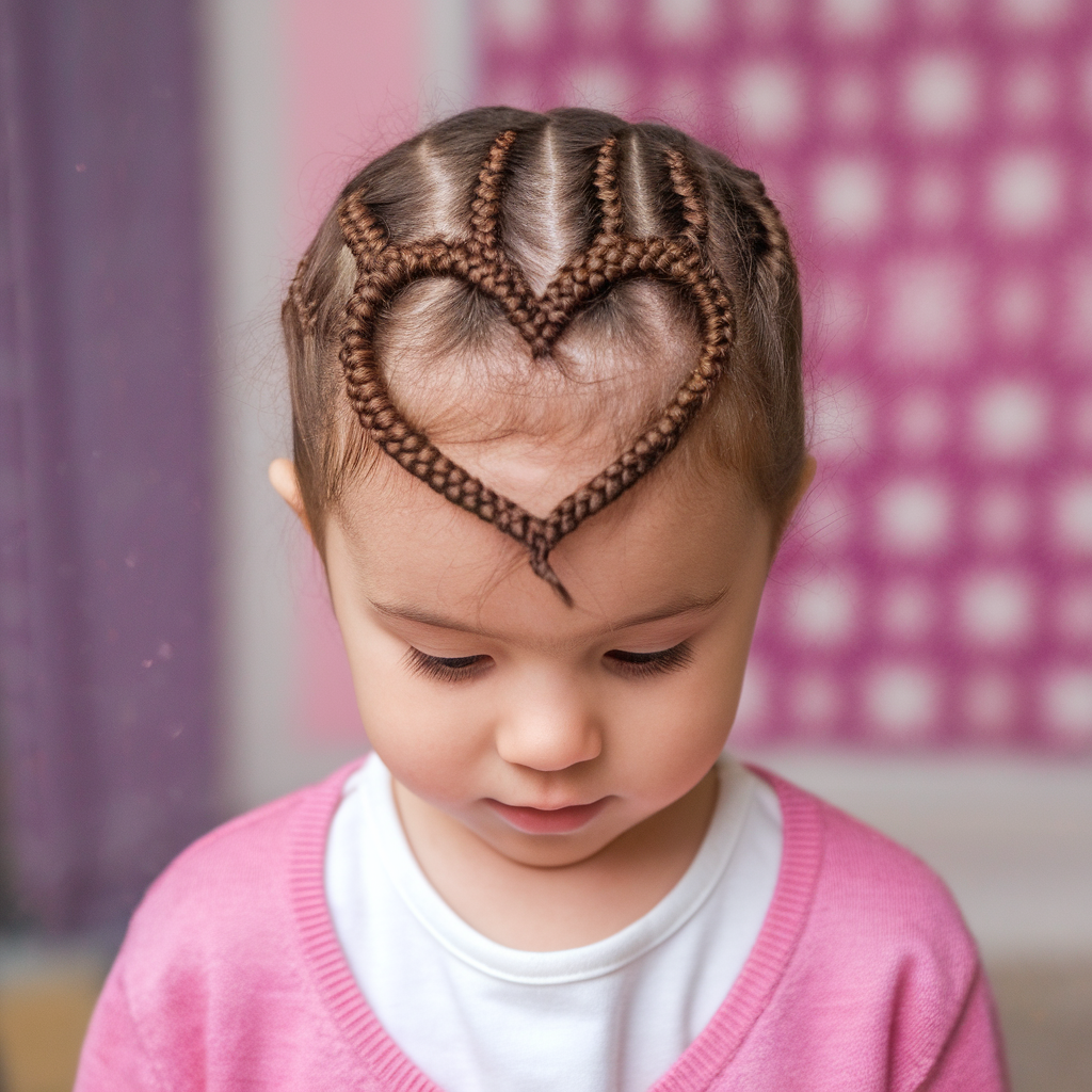 Heart-Shaped Crown of Braids