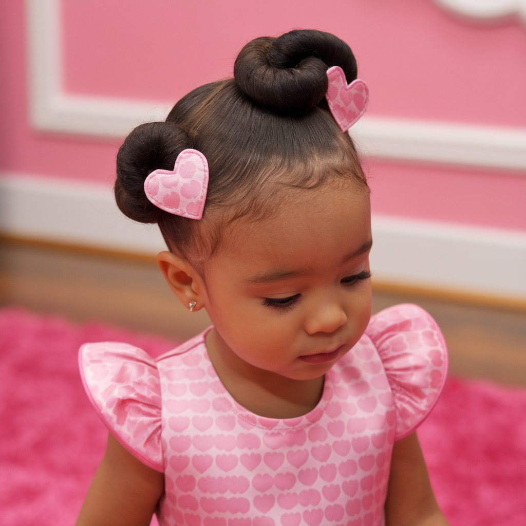 Heart-Shaped Rolled Updo