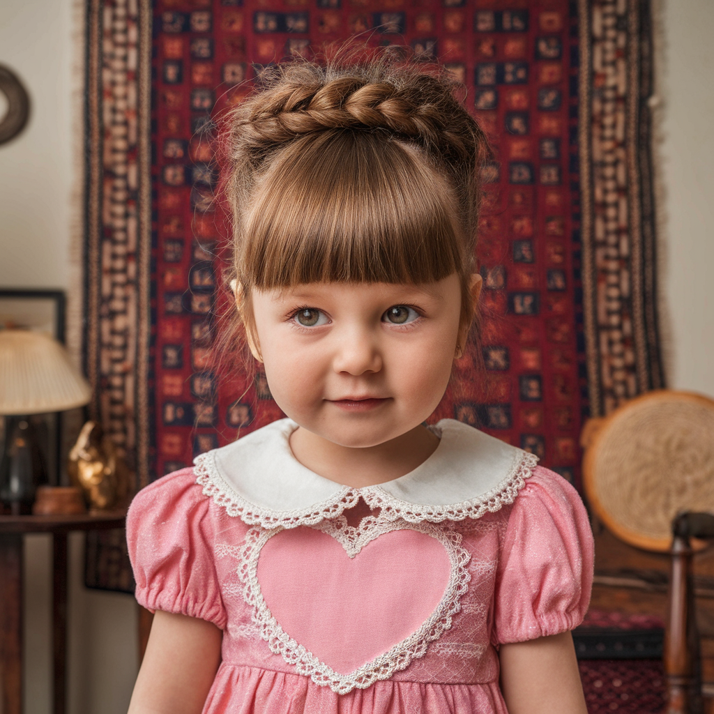 Heart-Top French Twist