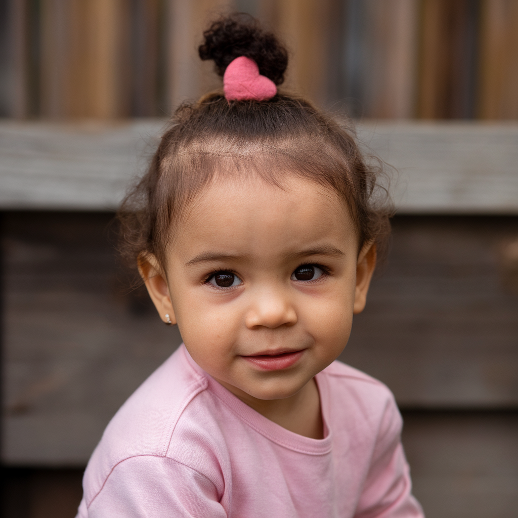 Heart-Shaped Top Knot