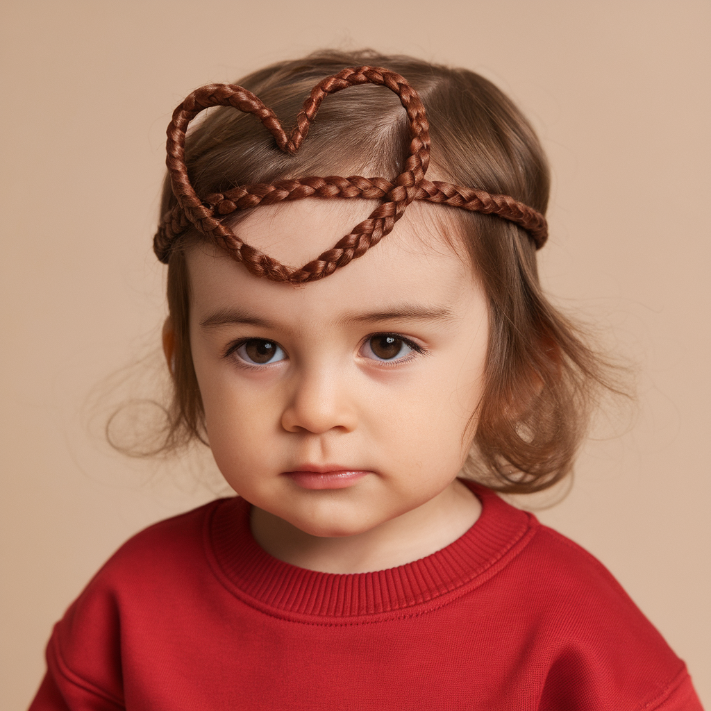 Heart-Shaped Braided Crown