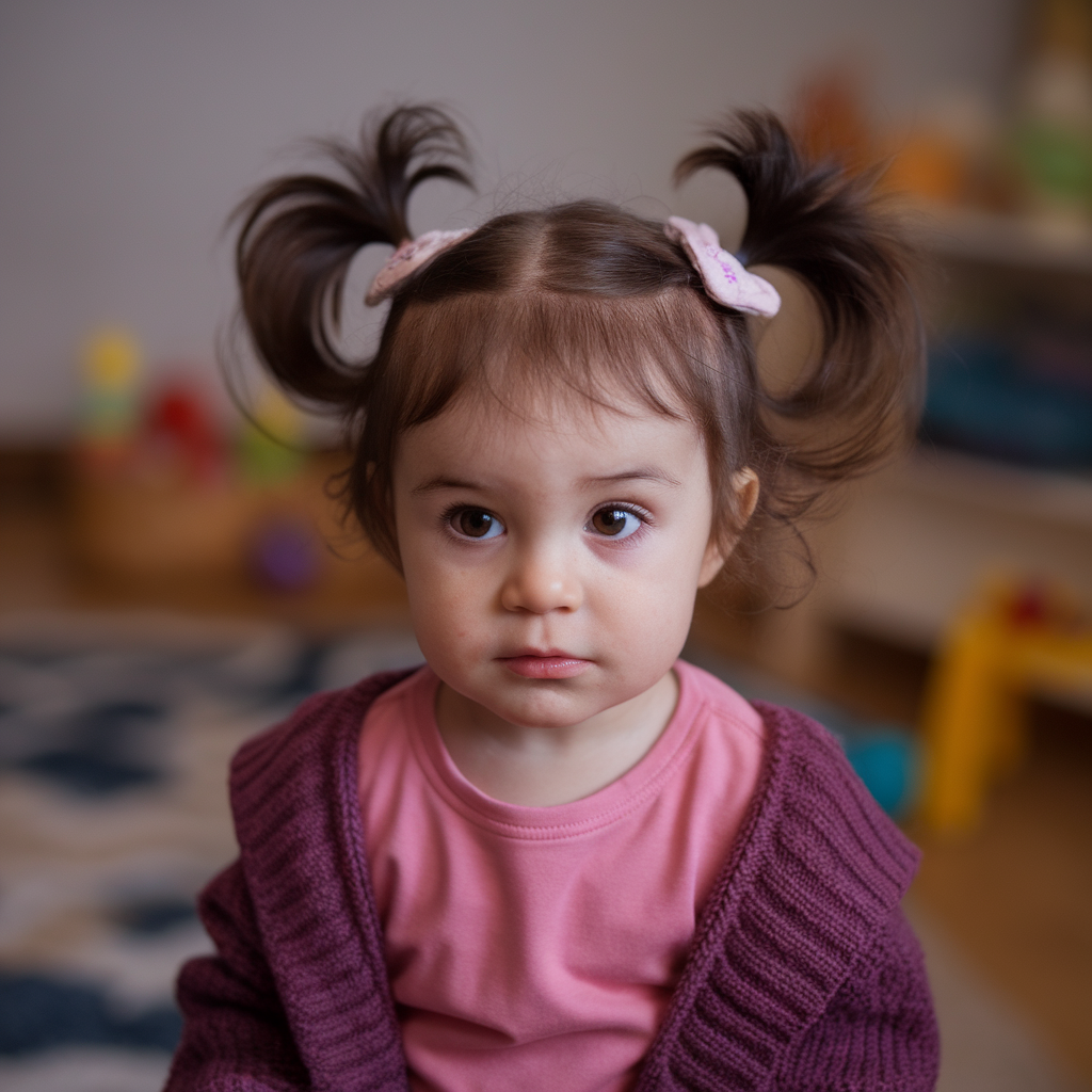 Cute Heart Ponytails