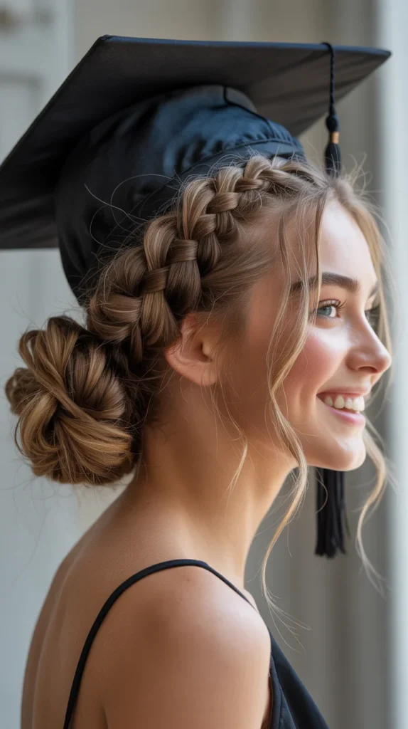 Messy Low Braided Bun