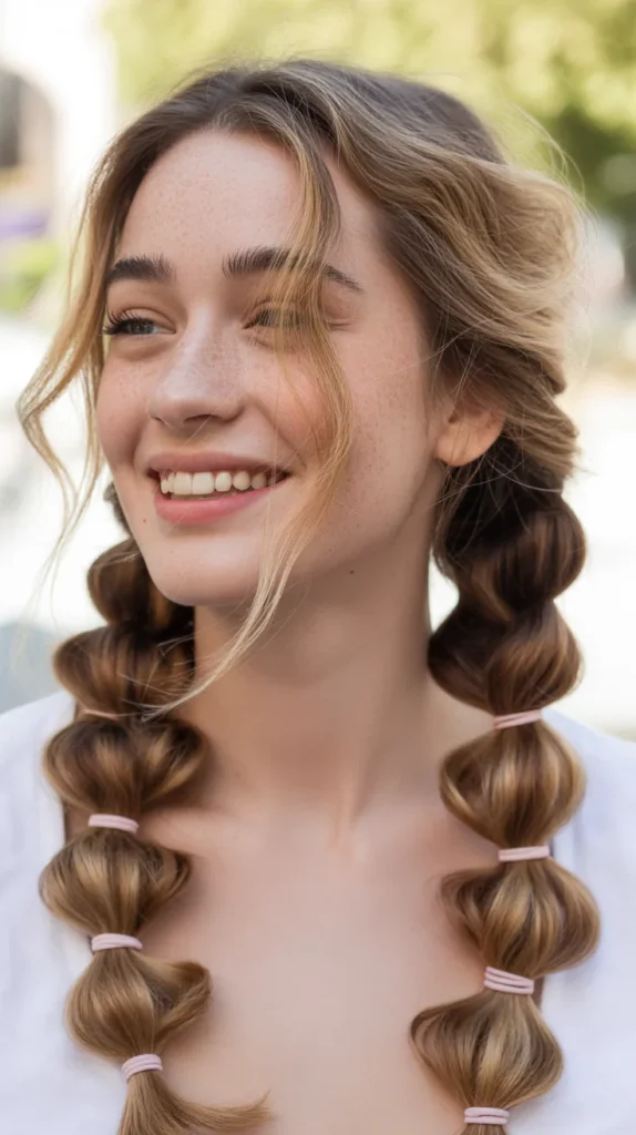  Loose Bubble Braids