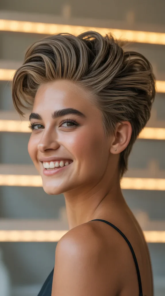 Faux Hawk with Short Hair