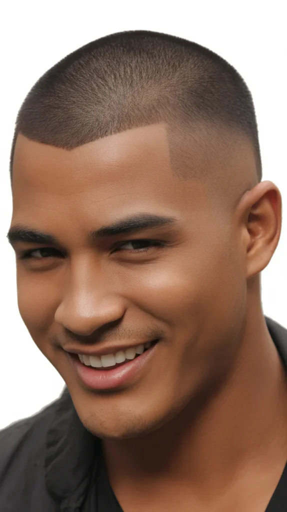 Buzz Cut for Oval Faces