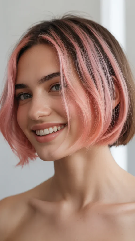 Pastel Pink Highlights