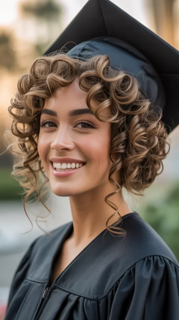 Curly Updo with Volume