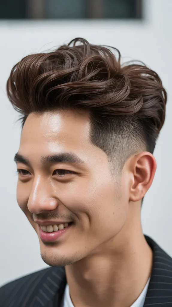  Korean Undercut with Quiff