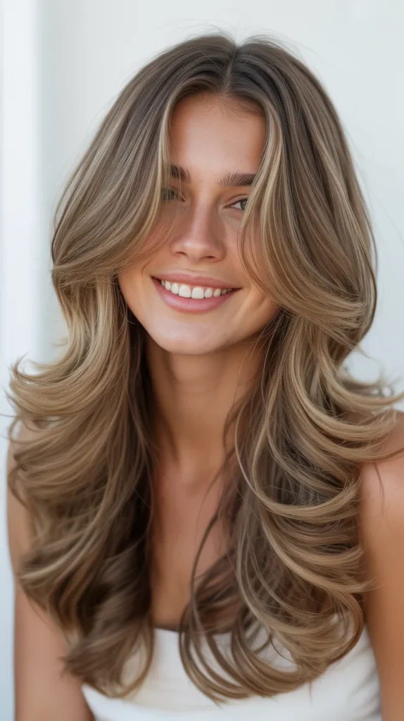 Soft Beach Waves with Long Layers