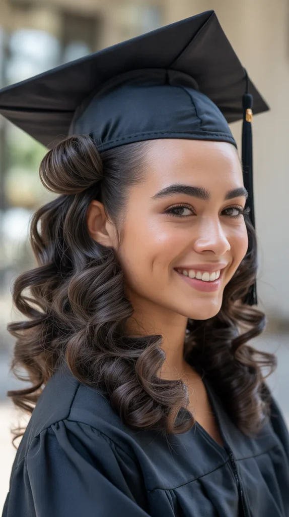 Half-Up, Half-Down Curls