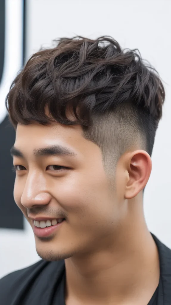 Korean Fade with Textured Top