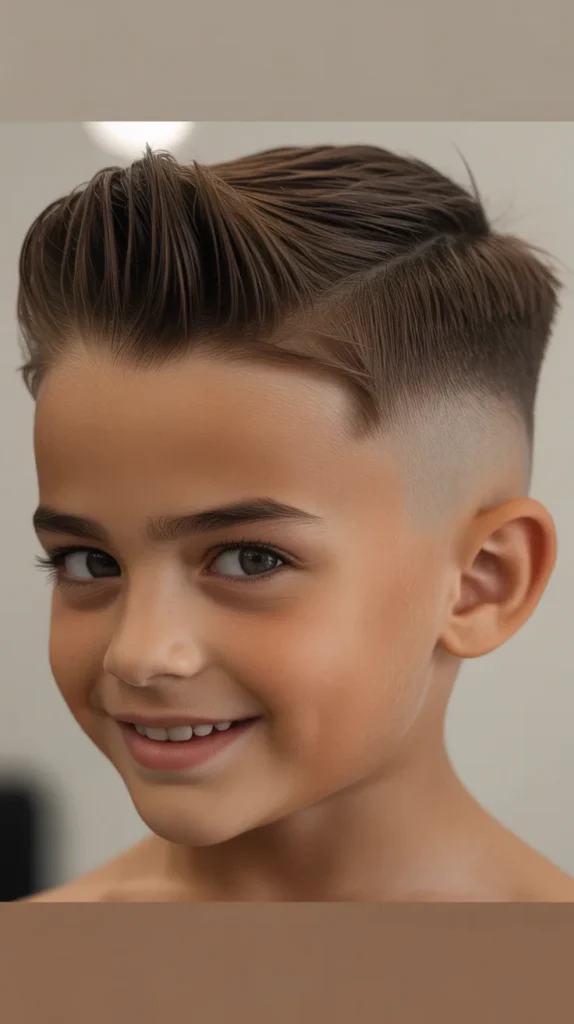 Pompadour Fade for Boys