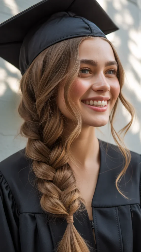 Fishtail Braid with Loose Ends
