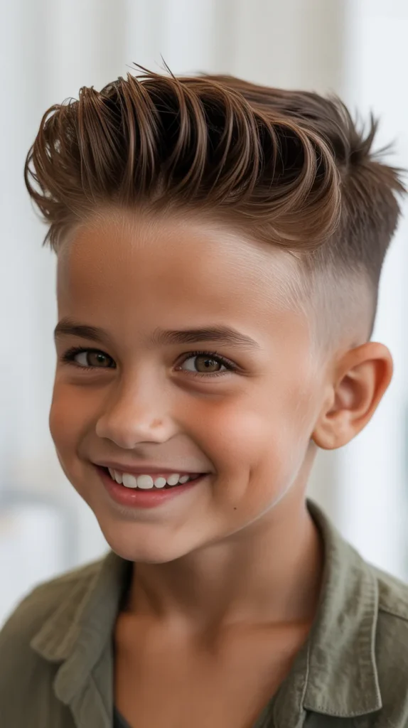 Pompadour for Boys