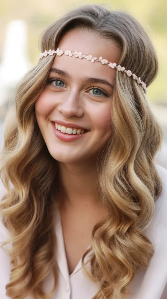 Loose Waves with a Headband