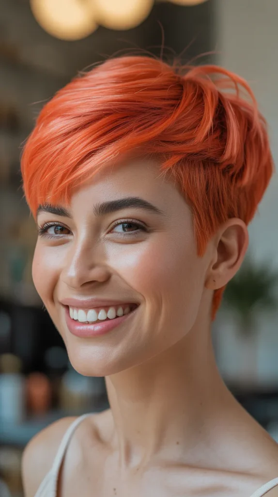 Vibrant Coral Red