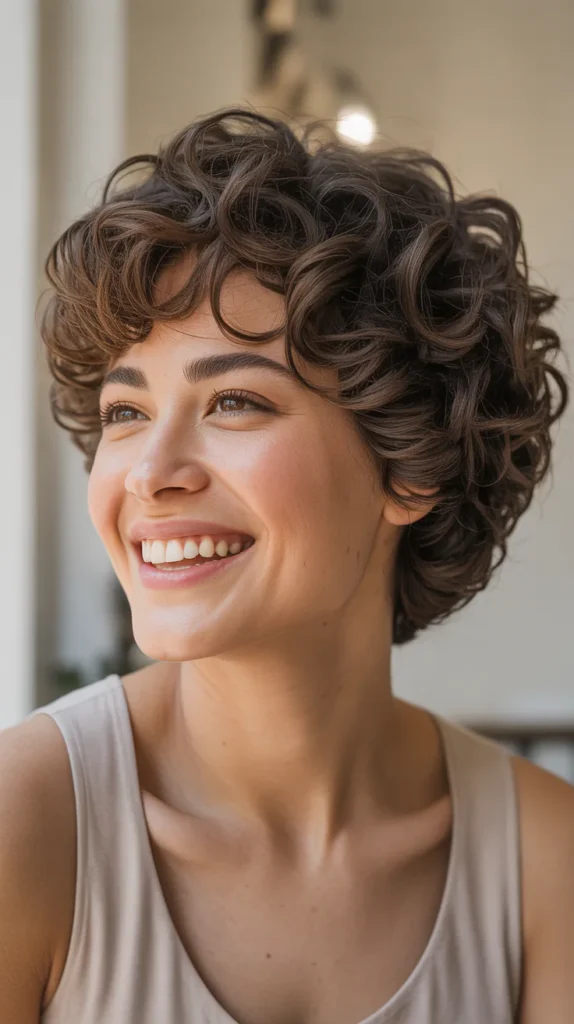 Curly Short Cut