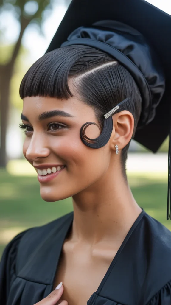 Sleek Straight Pixie with a Twist