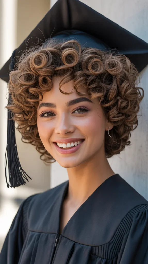 Tight Curls with Volume