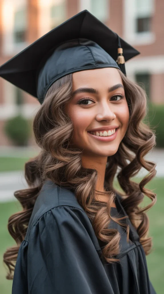 Half-Up, Half-Down with Curls