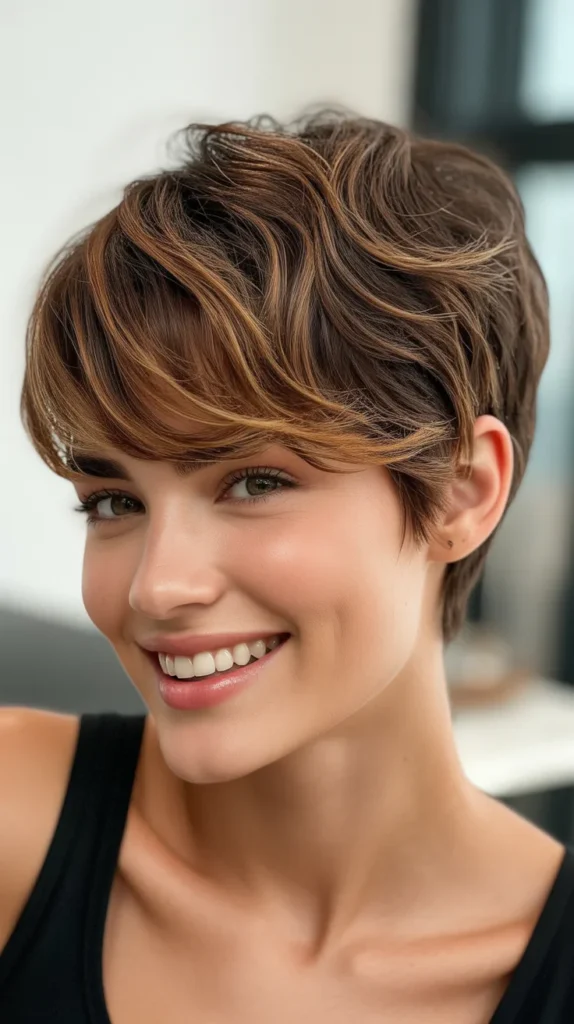 Bangs with a Pixie Cut