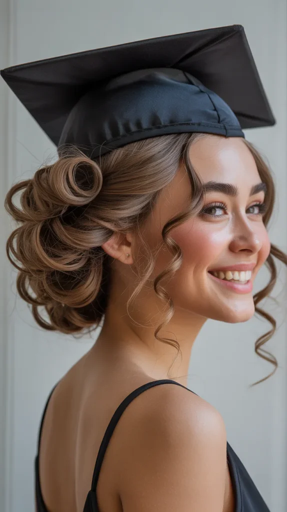 Romantic Curled Updo