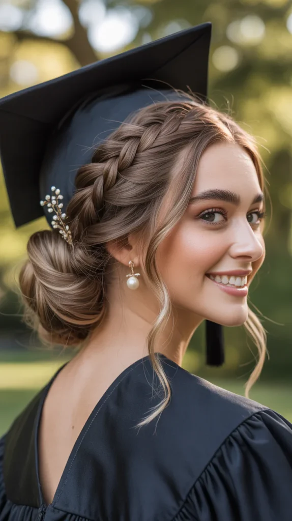 Elegant Updo with Hair Accessories