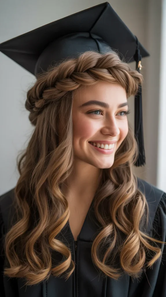 Twisted Crown with Curled Ends