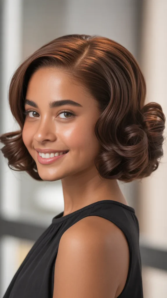 Curled Ends with a Bob