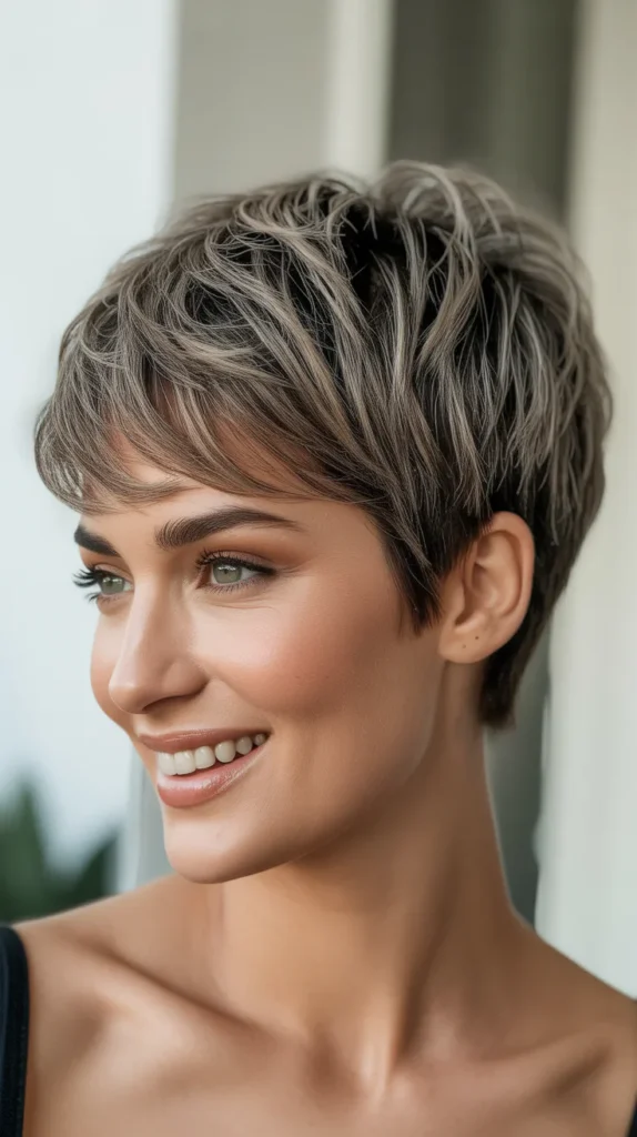 Textured Pixie Cut