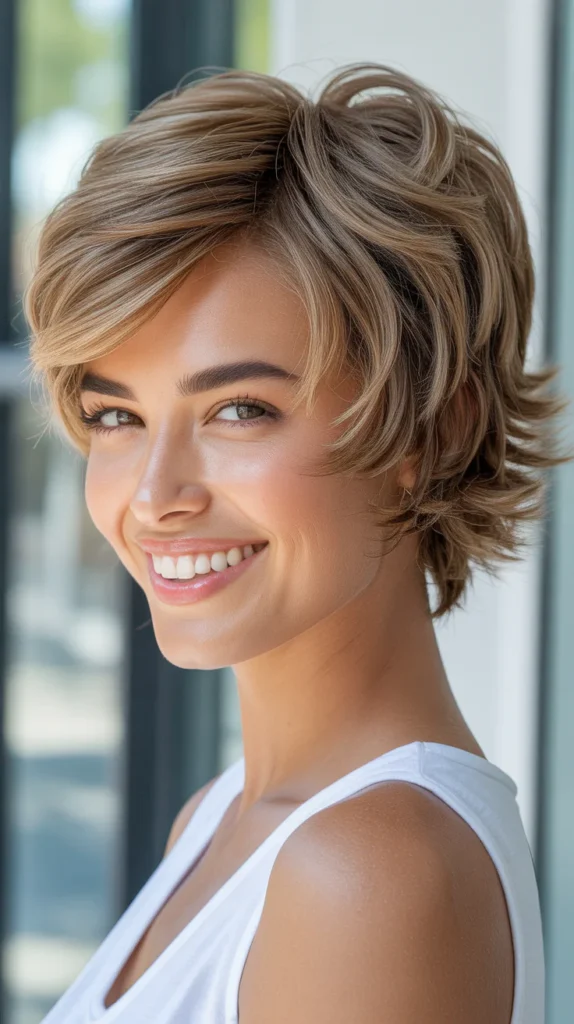 Shaggy Short Haircut