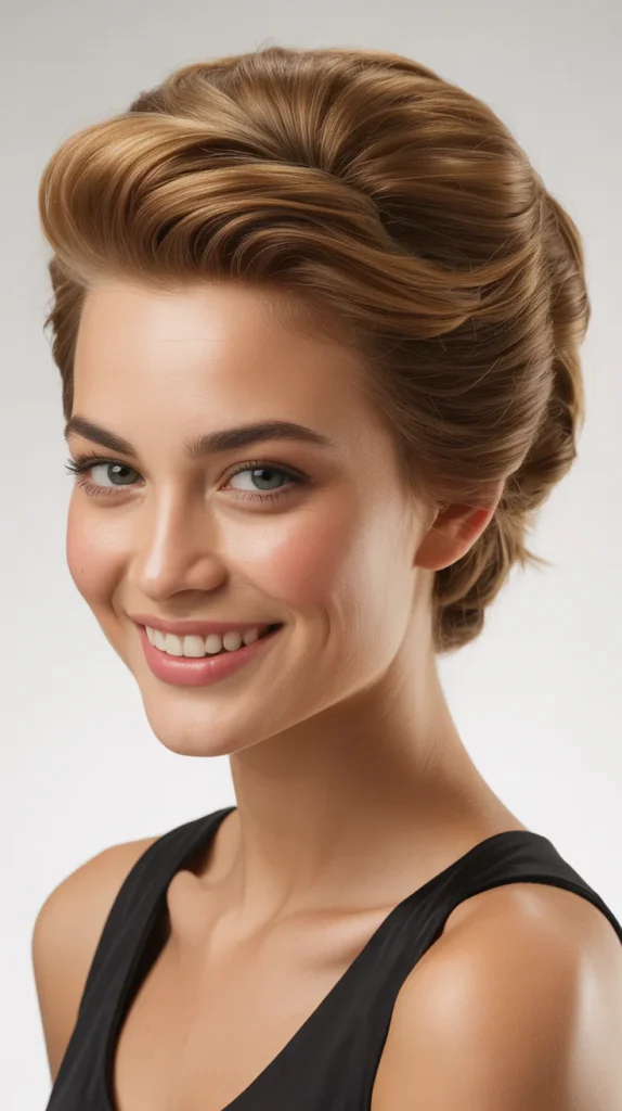 Classic French Twist for Short Hair