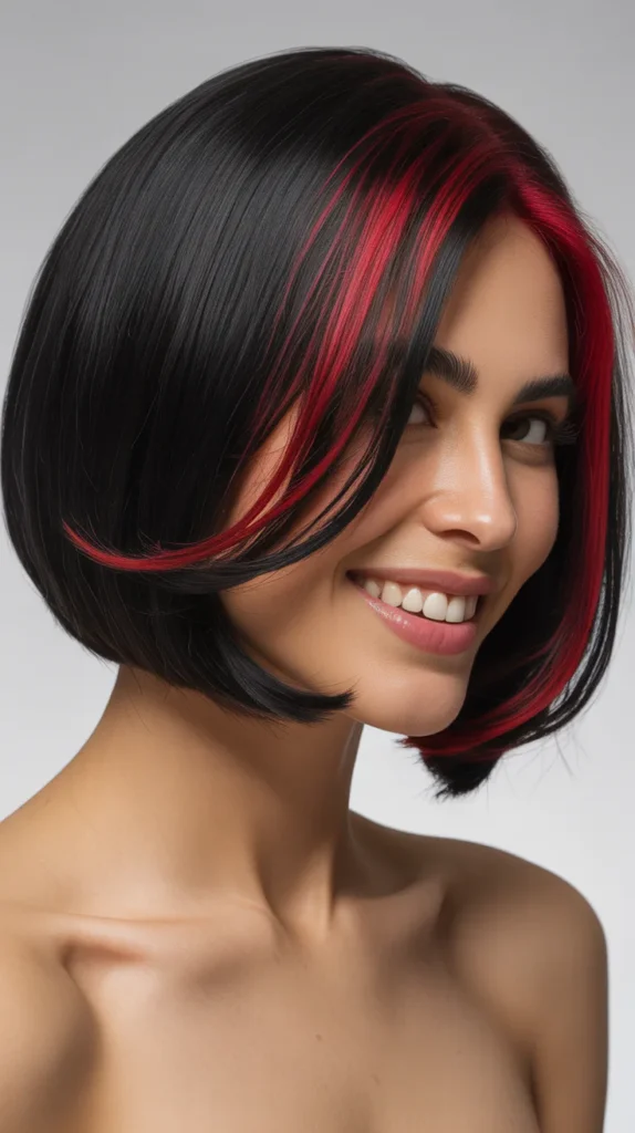 Black with Red Underlayers