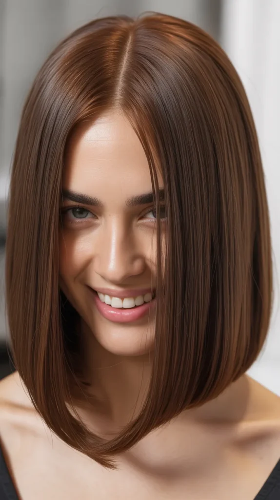 Straight Lob with Middle Part