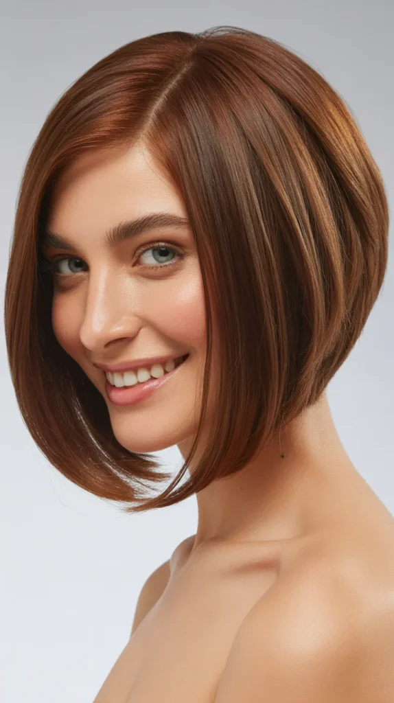 A-Line Bob for a Clean, Structured Look