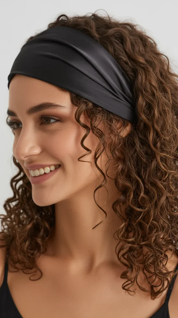  Sleek Headband for Curly Hair with a Tuck-In