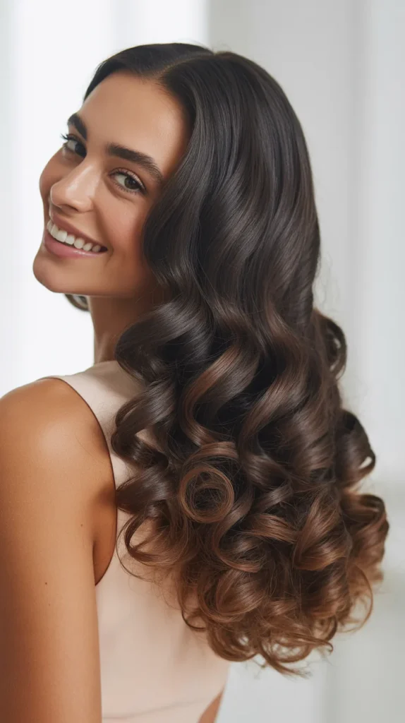 Long Hair with Curly Ends