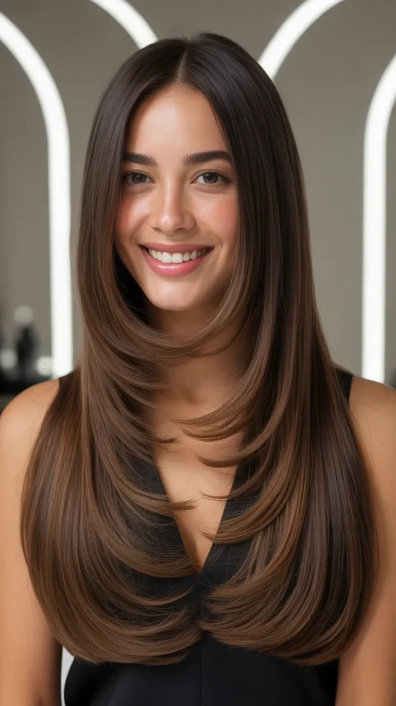 V-Cut for a Sharp, Defined Look