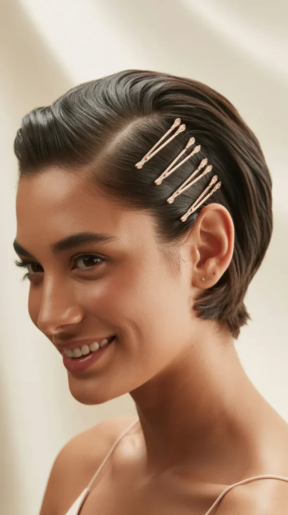 Bobby Pin Side Sweep