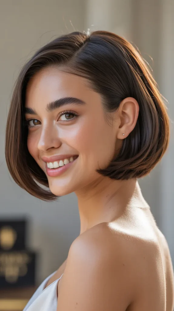 Sleek Side-Parted Bob