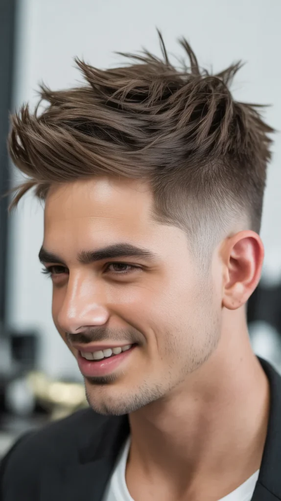 Spiky Flow with a Tapered Fade