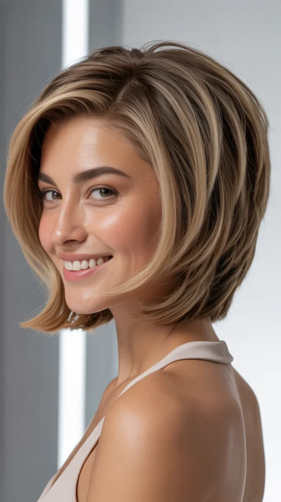  Stacked Bob for Added Volume