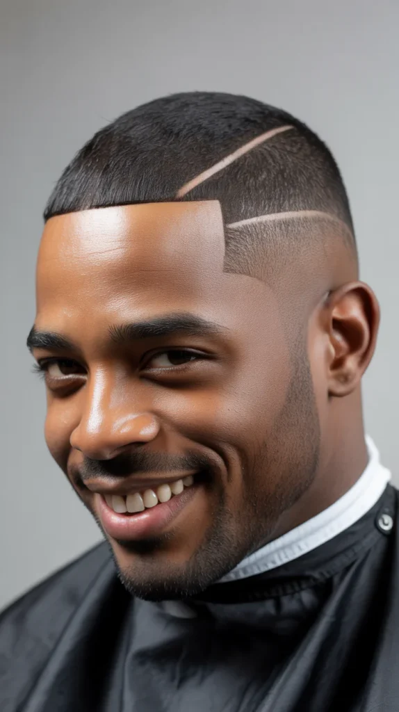 Mid Taper Fade with Comb Over