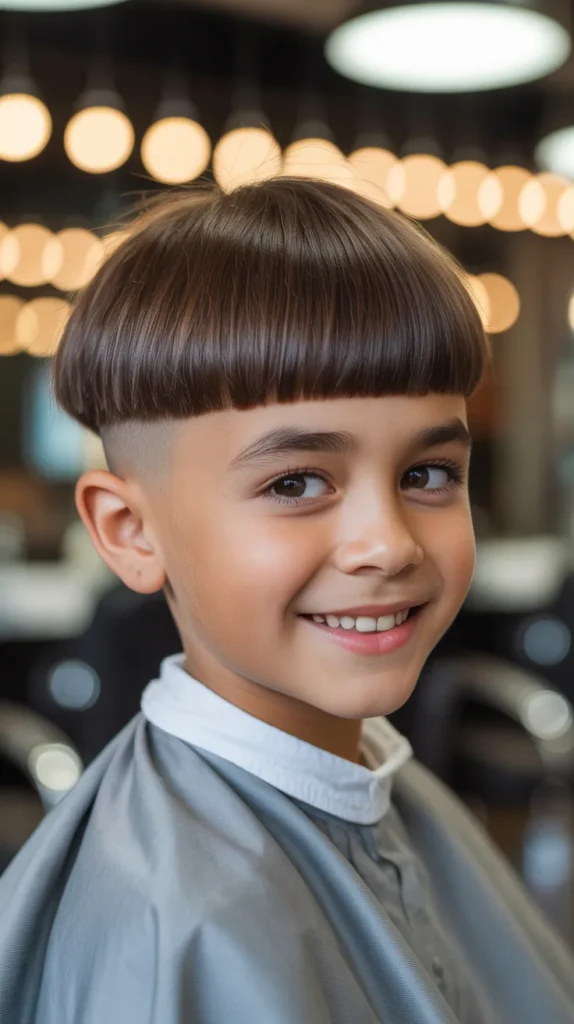 Retro Bowl Cut for Boys