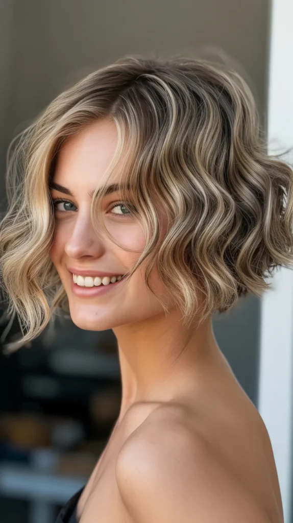  Wavy Inverted Bob