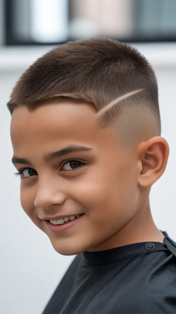 Crew Cut with a Twist for Boys