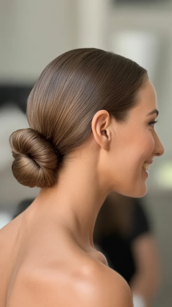 Sleek Low Bun