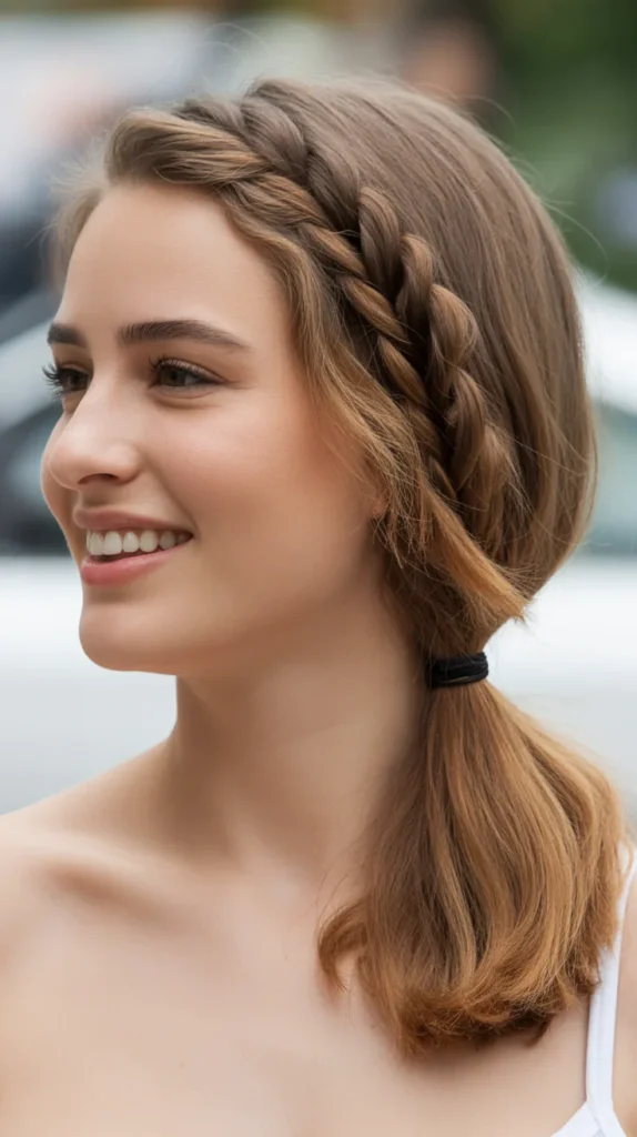 Low Ponytail with a Twist