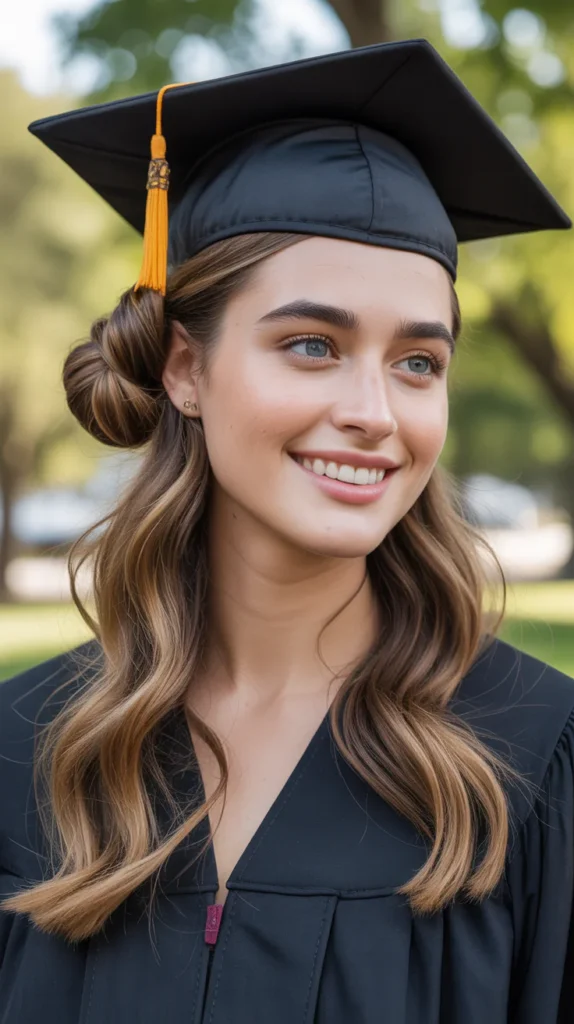  Low Side Bun with Hairpin Detail